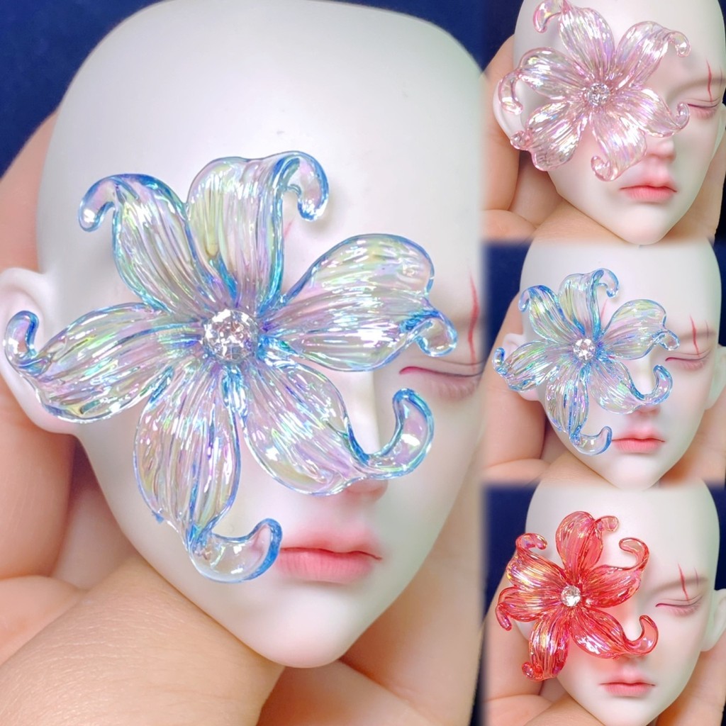 〖 BJD ดอกไม้ไล่ระดับสีตาแม่เหล็ก〗 Symphony สามจุด4จุดสามมิติ BJD