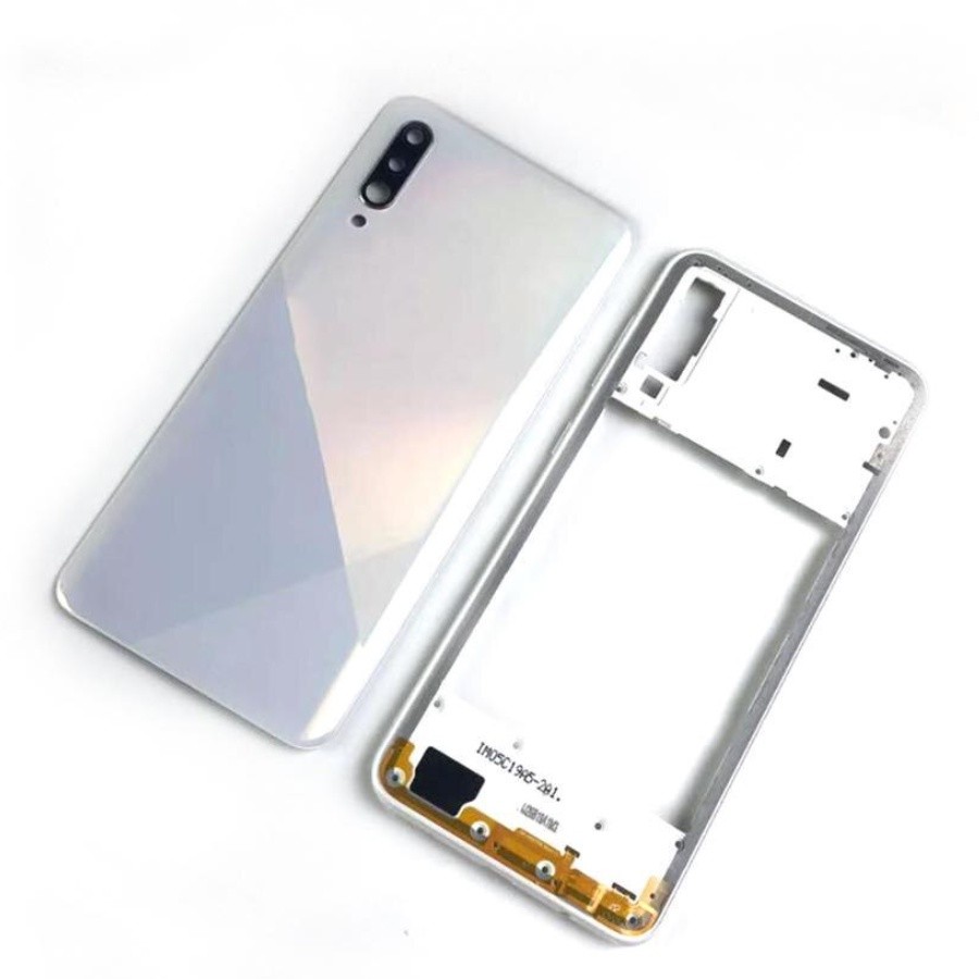อะไหล่ทดแทนสําหรับ Samsung Galaxy A30s A307F A307FN A307G A307GN A307YN กรอบกลาง + แบตเตอรี่ปกหลัง +