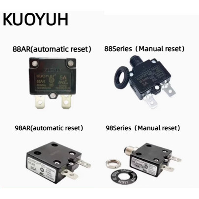 Kuoyuh 88Series 88AR 98Series 98AR Reset Overload Circuit Protector