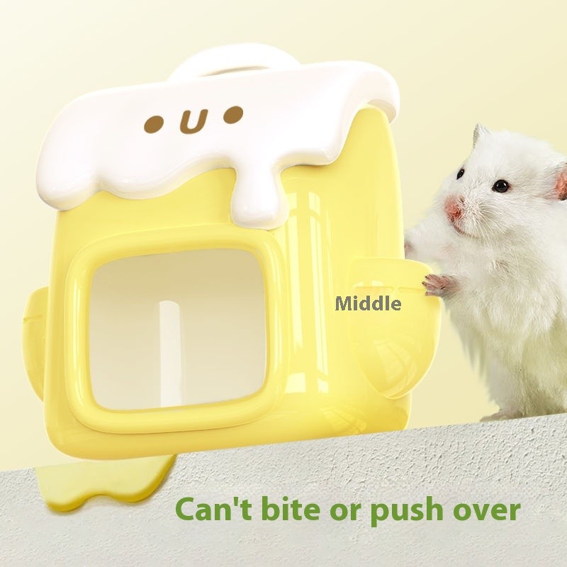 รังเซรามิกสำหรับหนูแฮมสเตอร์ บ้านเซรามิกสำหรับหนูแฮมสเตอร์สีทอง อุปกรณ์ระบายความร้อนในฤดูร้อน