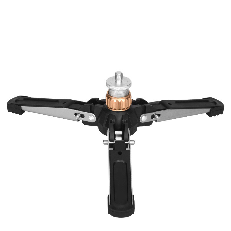 Fosoto Q166e Universal Mini สามฟุตรองรับขาตั้งกล้องฐาน Monopod สําหรับ Monopod Ballhead พร้อม 3/8 "สกรู