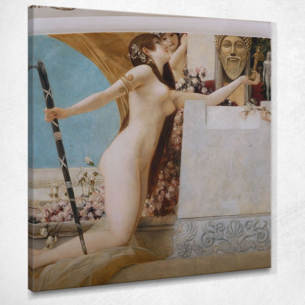 The Altar Of Dionysos Gustav Klimt Gustav Klimt, kg139 ภาพพิมพ์บนผ้าใบแคนวาส