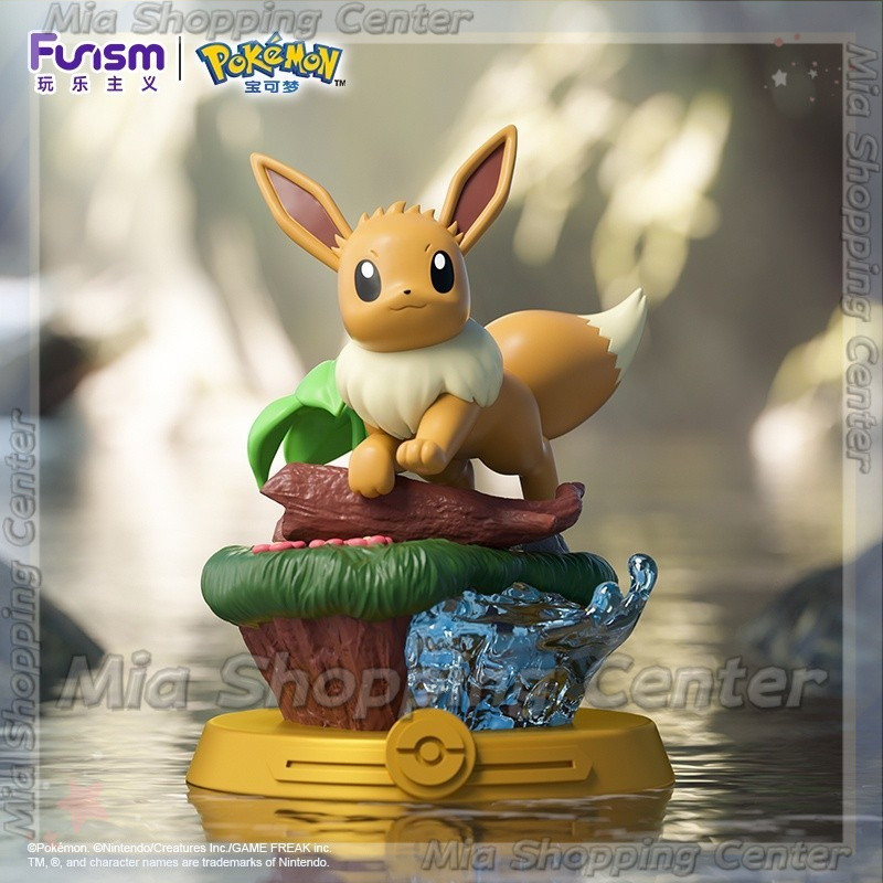 [อุปกรณ์เสริม] 100% ของแท้เล่น Doctrine ผจญภัยบาร์ Eevee รูปชุด Lets Go Eevee รุ่นที่สอง Fairy Elf S