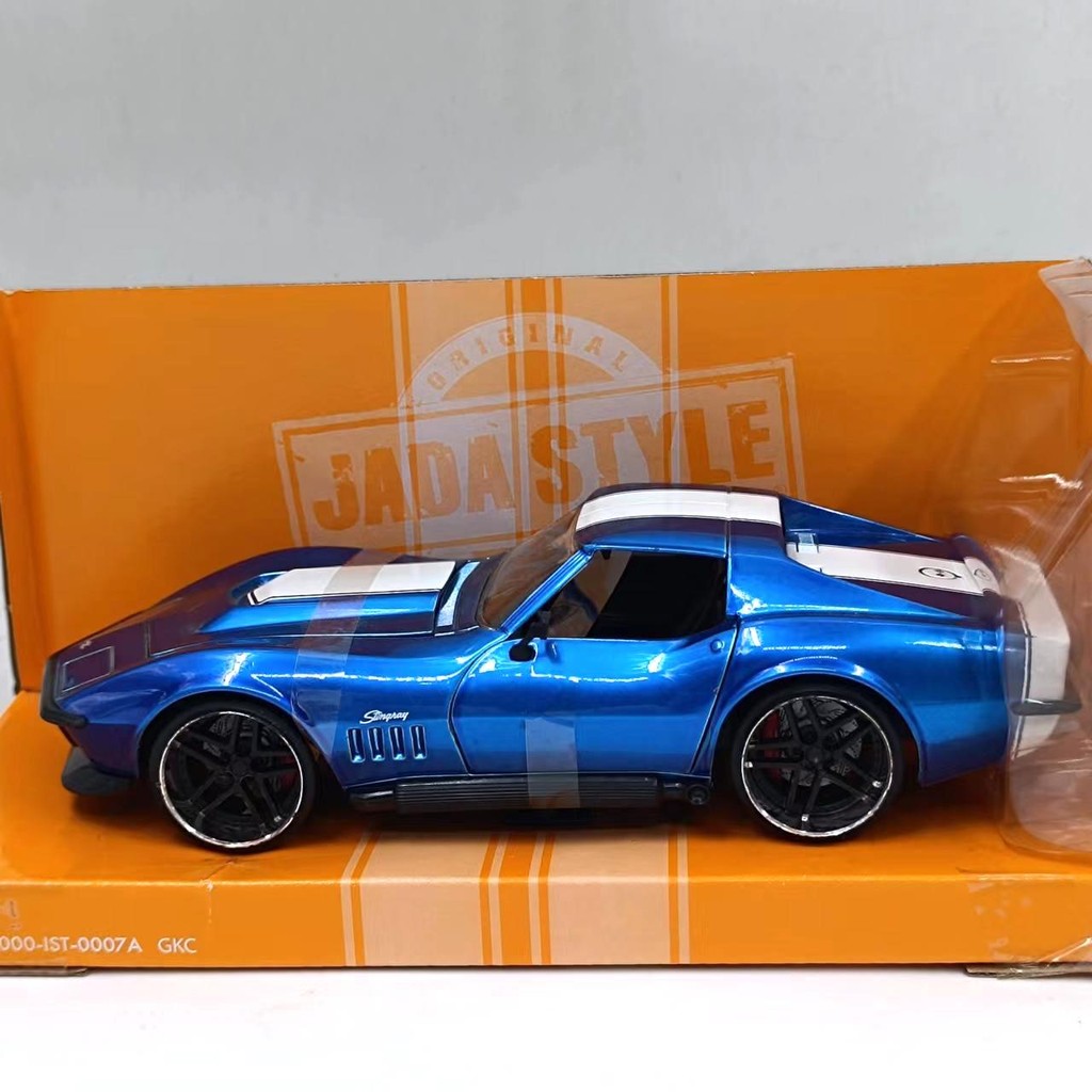 Jada1: 24 Jada Corvette Sable zl-1 จําลองรถโลหะรุ่นคลาสสิกเครื่องประดับแบบคงที่ออกจากรุ่นพิมพ์