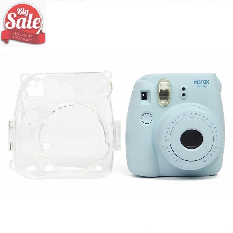 AF Fujifilm Instax 8/8+ 9 กล้องฟิล์ม Clear Hard Case Bag Cover A