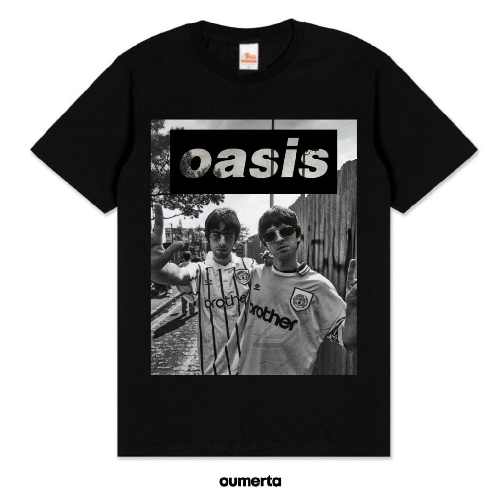 OASIS BAND T-SHIRT - OASIS LIAM & NOEL GALLAGHER