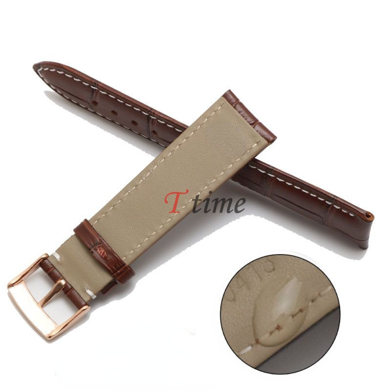 สายนาฬิกาหนังแท้ 18-22 มม. สําหรับ Omega - สายสํารองหรูหราสําหรับ Seamaster/Speedmaster (สีดํา, น้ําเงิน, น้ําตาล) - รูปที่ 3