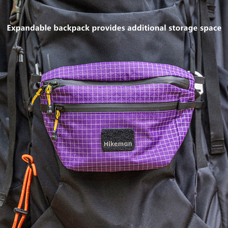HIKEMAN Dyneema กีฬากลางแจ้งกระเป๋าคาดหน้าอกเอวกระเป๋า Camping Mountaineering กระเป๋าเป้สะพายหลังขยายกระเป๋าตกปลามัลติฟังก์ชั่นกระเป๋า Messenger กระเป๋าขี่จักรยาน - รูปที่ 3