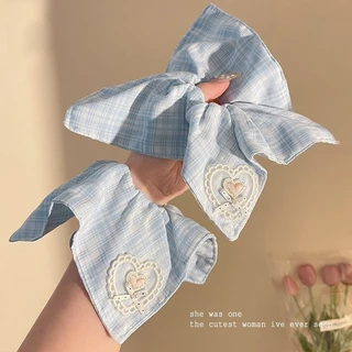 Cherry Bowknot Puppy Dog Hair Rope ยางรัดผม Scrunchies เครื่องประดับผม