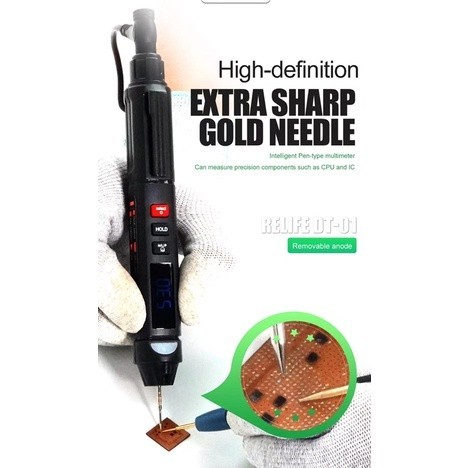 ไขควงลองไฟไขควงเช็คไฟไขควงวัดไฟวัดไฟตรวจเช็คไลน์นิวตรอนและเฟสลำดับเมตร RELIFE DT-01