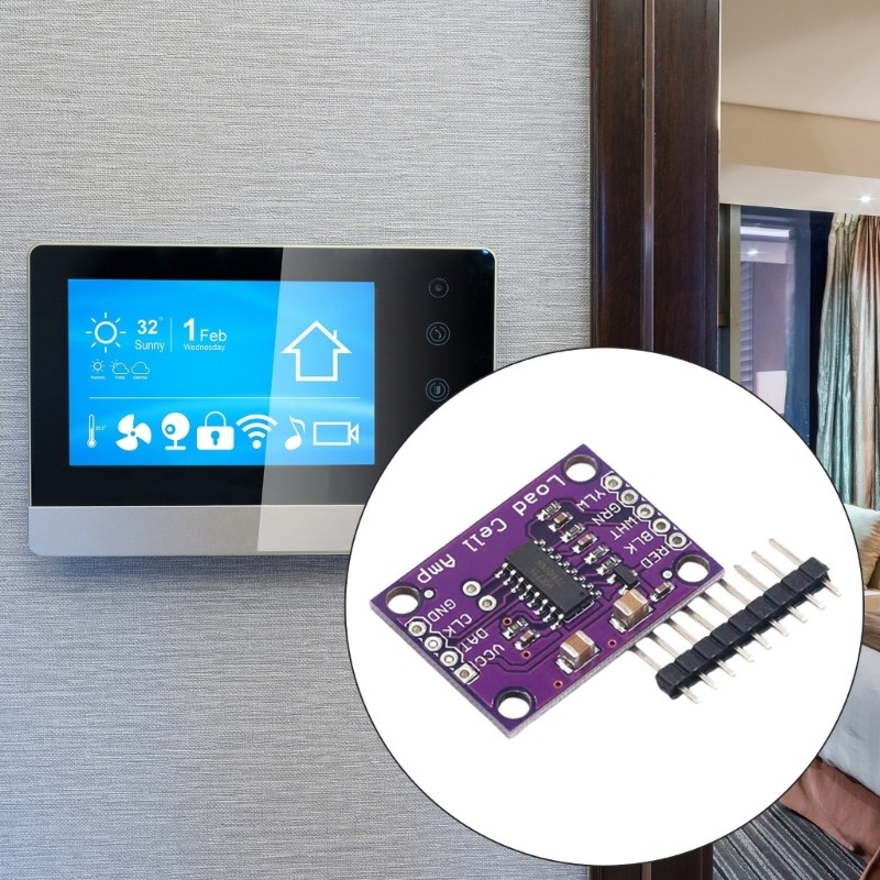 Moon HX711 Fast Response 24Bit Analog Converters สําหรับการใช้งานการชั่งน้ําหนักแบบไดนามิกพร้อมการชด