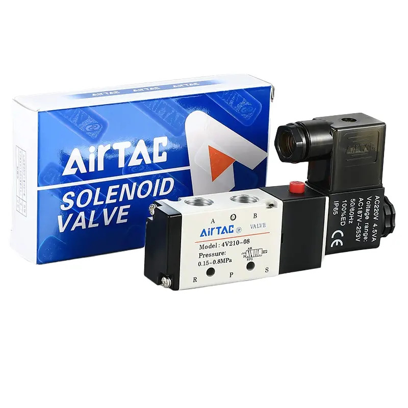 4V420-15 4N/4V210-08A/B-310-10 Yadeke Solenoid 4V220/3V/2V แบบบูรณาการวาล์ว ttb10