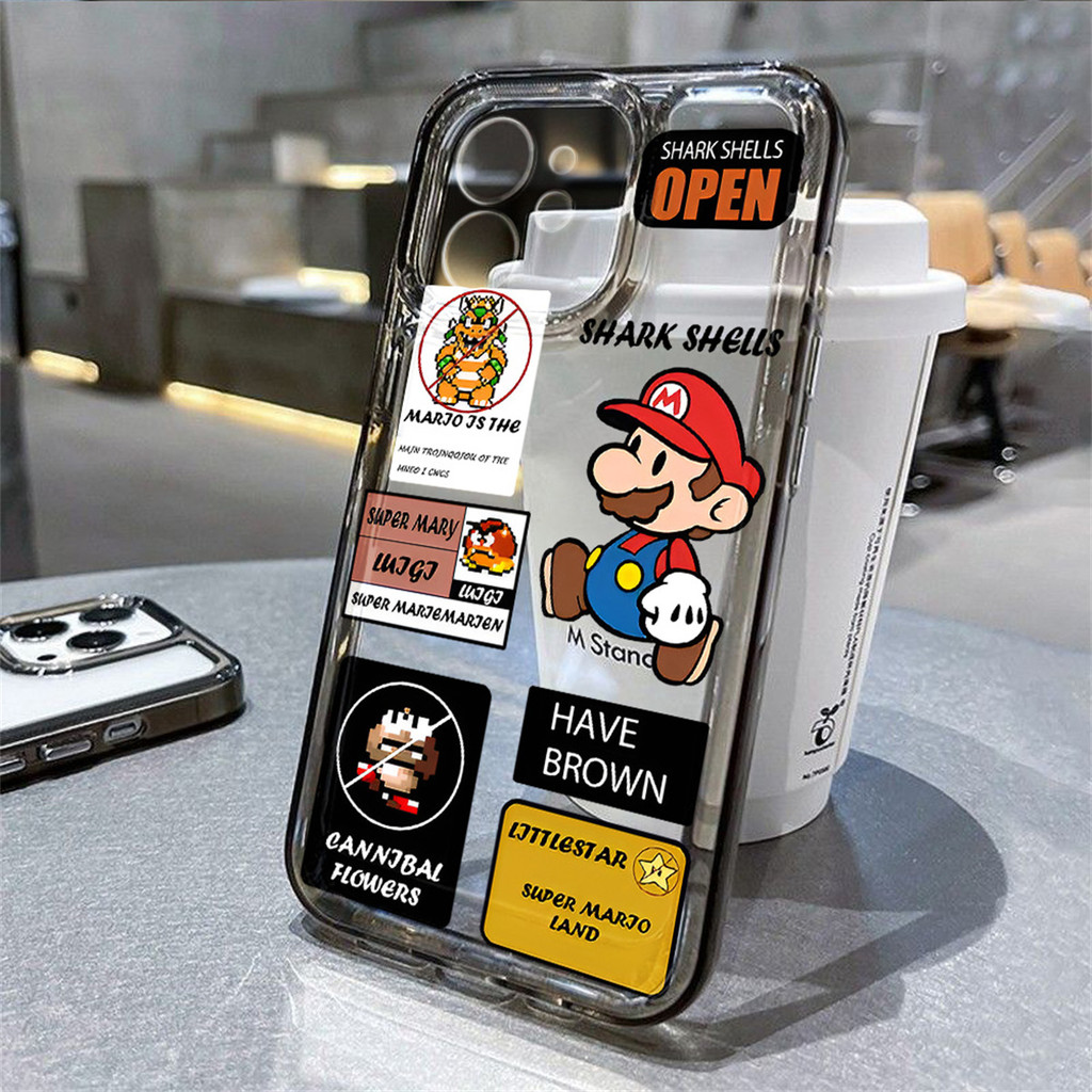 เคสไอโฟน สําหรับ iPhone 11 15 13 16 14 12 Pro Max X 17 Air XR XS Max 15 14 8 7 Plus กันกระแทกนุ่ม การป้องกันเลนส์ - รูปที่ 6