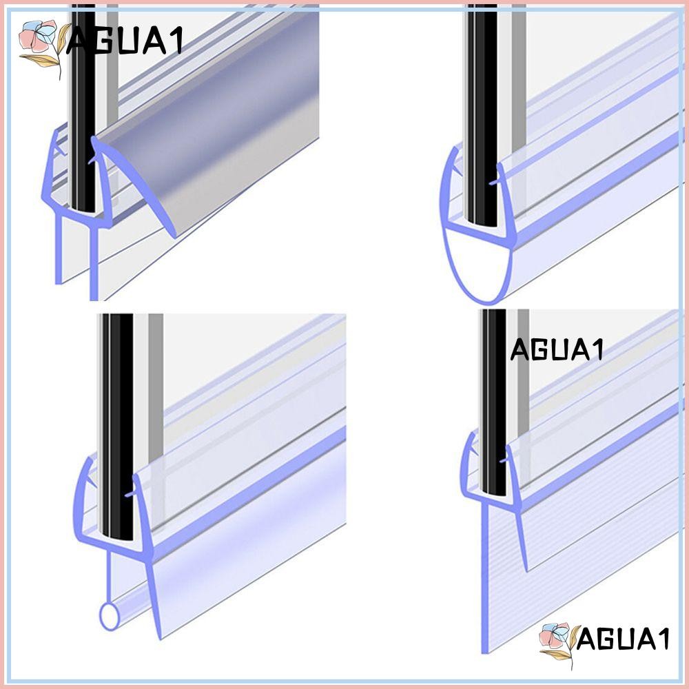 Agua1 แถบปิดผนึกยางหน้าจออาบน้ําในครัวเรือนสําหรับห้องน้ําประตูกระจก Weatherstrip