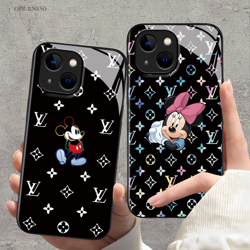 OPPO Reno 8 8Z 7 7Z 6Z 6 5 4 2F F11 F9 F7 F5 Pro Youth 4G 5G เคสออปโป้ Hat Boy Glass Case