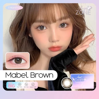 Angel Zone คอนแทคเลนส์ รุ่น Mabel Brown 14.5 (รองรับสายตาปกติและค่าสายตาสั้น -0.50 ถึง -10.00)