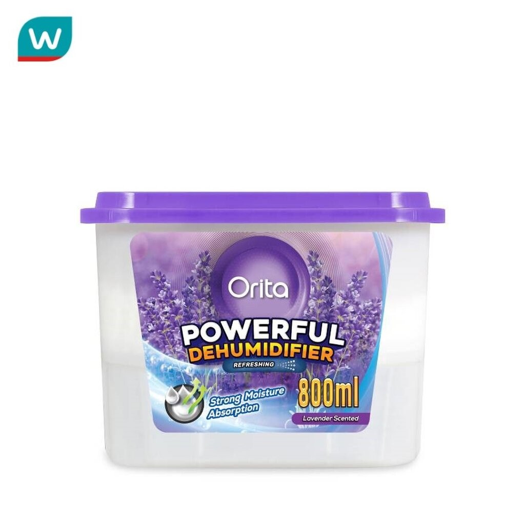 Orita กล่องดูดความชื้น โอริต้า ลาเวนเดอร์ เซ็นเท็ด พาวเวอร์ฟูล ดิฮูมิดิฟายเออร์ 800มล.