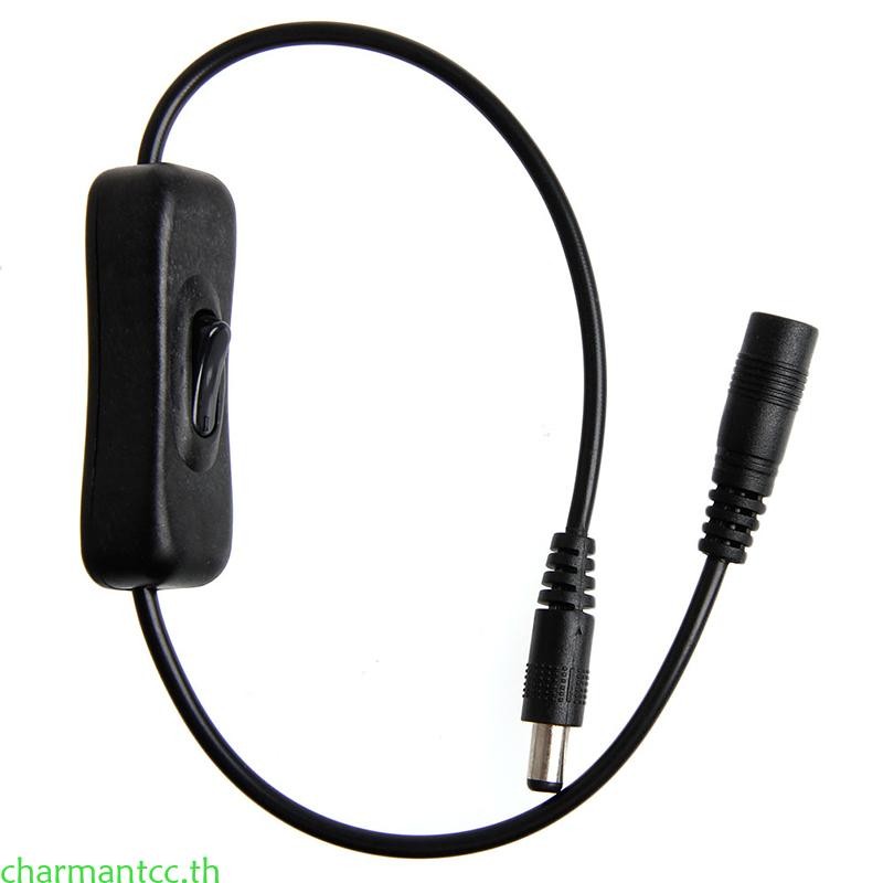 Charmantcc DC5 5x2 1 มม.ชายหญิง Connector Barrel Jack Power Adapter สําหรับ LED Strip