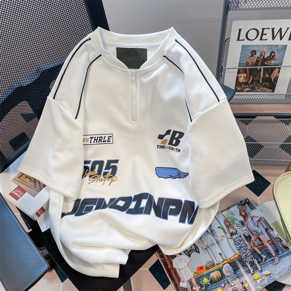ส่งไวจากไทย TAYCEN M-2XL แขนสั้น เสื้อยืด ผู้หญิง ลายพิมพ์ เสื้อสาวอวบ คอกลม เสื้อ oversize เกาหลี โอเวอร์ไซส์