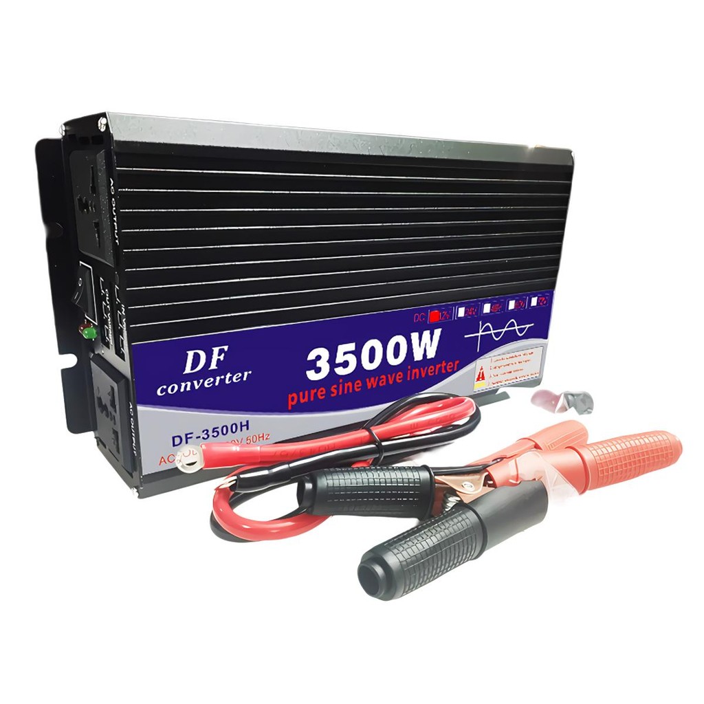 DF3500W solar power inverter 12 24V 220V Inverter อินเวอร์เตอร์เพียวซายแท้ หม้อแปลงไฟ