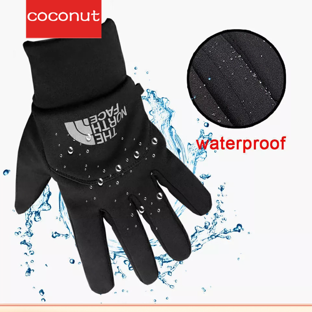 Polyester ถุงมือฤดูหนาวกันน้ําสําหรับunisex Warm And Non-SLIPกีฬากลางแจ้งUnisexกันน้ํา