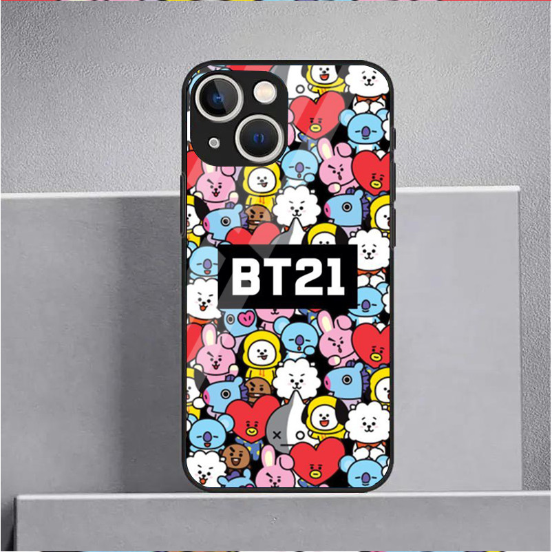 Bangtan Boys bts 03 กระจกนิรภัยเคสโทรศัพท์สําหรับ IPhone 16 15 14 13 12 11 Pro XS Max Plus Mini X XR 8 7 6s SE2/3 ฝาครอบ