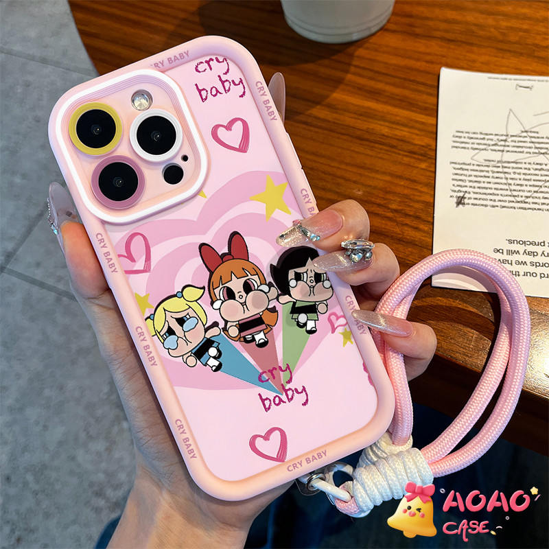 เคส Redmi 12C 9C 13C 10C 10 9A A1 9T 9 10A 9C NFC Note 13 12 11 10 9 Pro 11s 10s POCO M3 ปกอ่อนพาวเวอร์พัฟเกิร์ลแสนหวาน