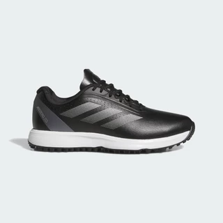 adidas กอล์ฟ รองเท้ากอล์ฟแบบไร้ปุ่ม Adizero ZG สำหรับเด็ก เด็ก สีดำ IH9886
