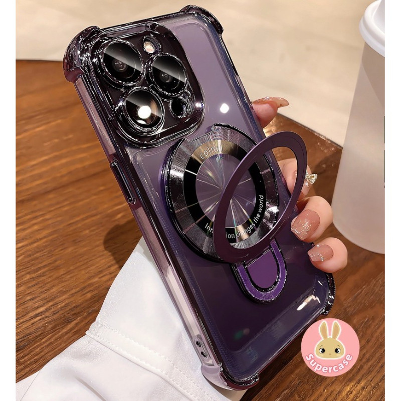 หรูหราปลอกกันกระแทกสําหรับ Vivo IQOO 13 12 Pro Neo 10 Pro 7 5 SE Z9X Z8 Z5 กรณี Electroplated ไร้สายแท่นชาร์จแม่เหล็กเคสโทรศัพท์ Boy ผู้ชาย Soft Cover