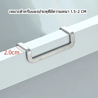 Featured ตะขอสแตนเลสช่องว่างลิ้นชักไม่มีการเจาะไม่ติดประตูตู้ตะขอห้องครัวหอพักรับน้ำหนักสูงตะขอรูปตัว S