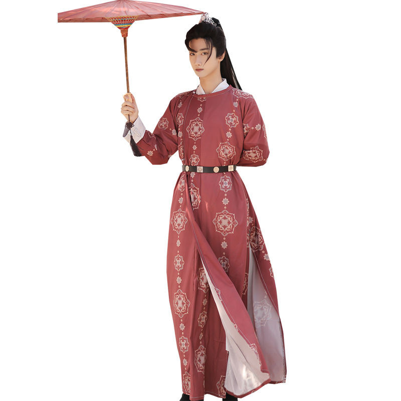 Original Hanfu Shaohua Fu Tang รอบคอ Robe Four Seasons เครื่องแต่งกายโบราณผู้ชายผู้หญิงสไตล์จีน Hero