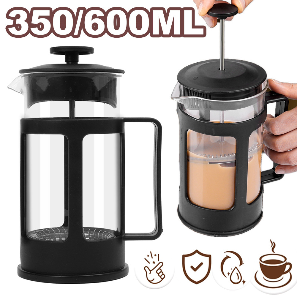 เครื่องต้มน้ํากาแฟทนความร้อน-กาแฟฟองนมชงด้วยการกรอง-เครื่องชงกาแฟกดฝรั่งเศส-เครื่องกาแฟ ร้านน้ําชามือหมัดหม้อแก้ว