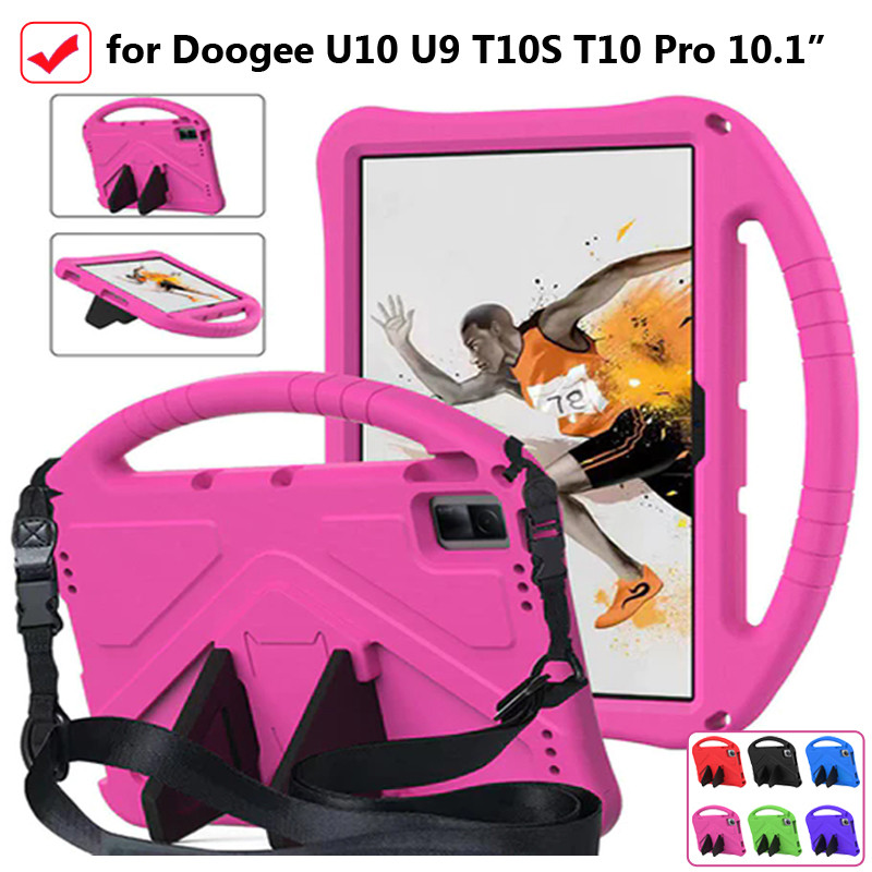 สําหรับ Doogee U10 U9 T10S T10 Pro 10.1 นิ้วแท็บเล็ตสําหรับ Doogee U10 Pro 10.1 "กรณีจับ EVA กันกระแ