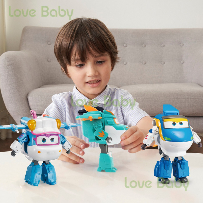 Super Wings ของขวัญวันเกิดเด็กแอคชั่นฟิกเกอร์ขนาด 5 นิ้ว 9XGR ราคา ถูกที่สุด ดีลบีเคเค แกลเลอรีภาพที่ 3