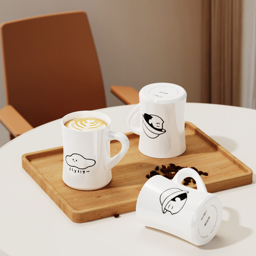 Zowoki MUG -370 แก้วกาแฟเซรามิค แก้วน้ำเซรามิคเกรดพรีเมี่ยม ความจุ 370 ml. - รูปที่ 3