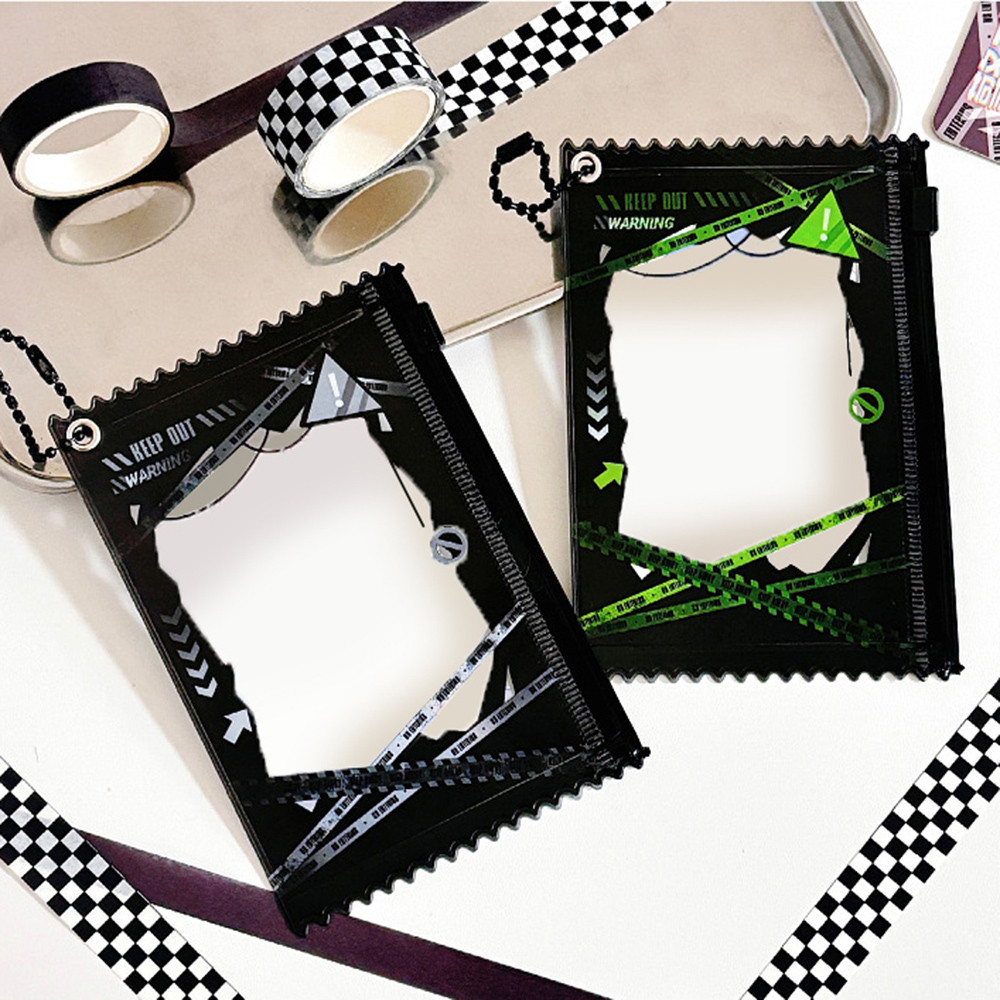 Ailigap กระเป๋าจี้จัดเก็บสายเตือนซิปบัตรแขนป้ายโปร่งใส3นิ้วสร้างสรรค์ ทําเอง อิน - รูปที่ 5