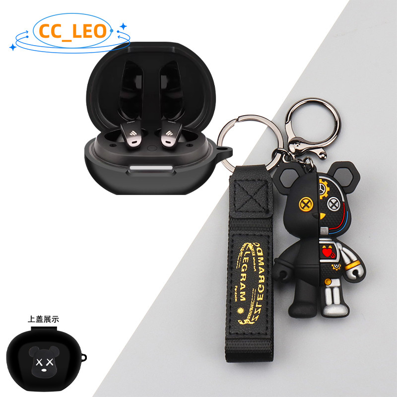 สําหรับ EDIFIER NeoBuds Plus กรณีการ์ตูน Pikachu พวงกุญแจจี้น่ารัก EDIFIER NeoBuds Pro ซิลิโคนนุ่มกร