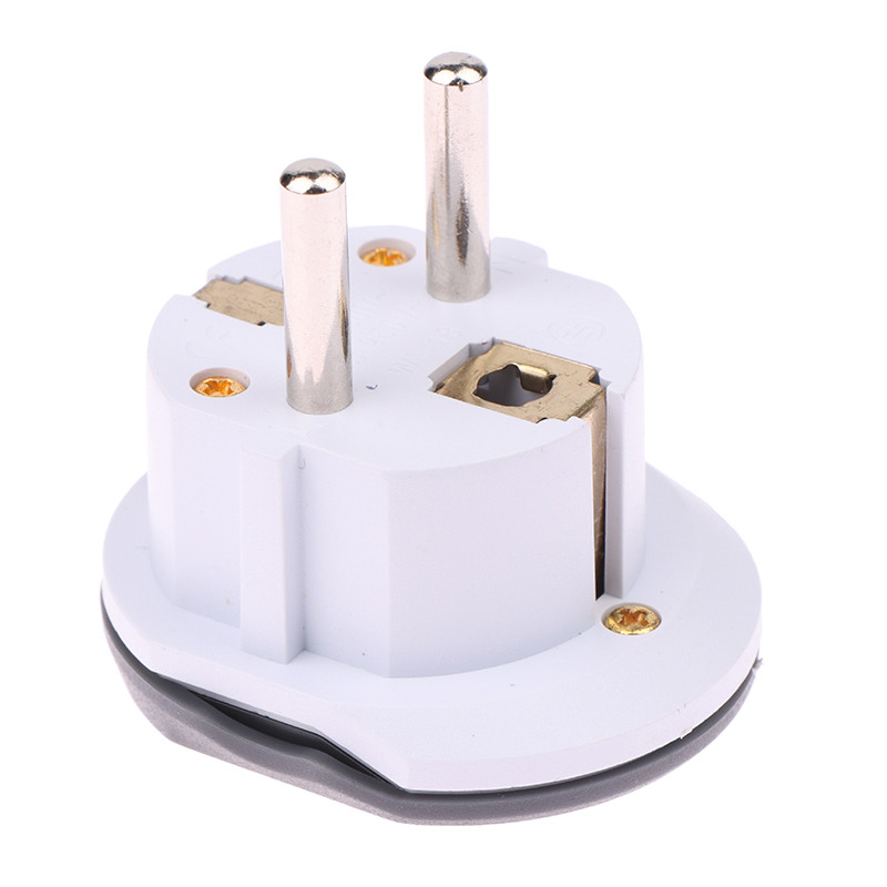 ปลั๊กแปลงมาตรฐานเยอรมัน FR AU US UK To EU Euro Korea Universal Travel Adapter Home Plug Adapter 2Pin