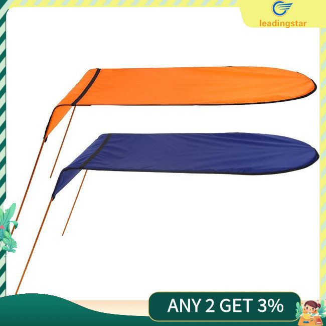 Leadingstar Inflatable Kayak กันสาด Canopy เต็นท์เรือพับได้/เรือใบกันสาดฝาครอบด้านบน/หลังคาฝนตกปลา C