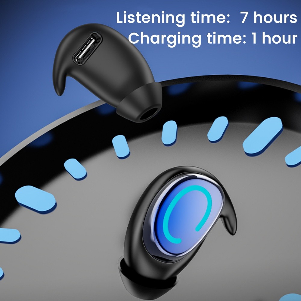 ชัก ถาม9 นอนหลับบลูทูธเดียว5.4หูฟังไร้สายมินิกีฬาหูเดียวเบสหนักกันน้ําในหูชุดหูฟัง