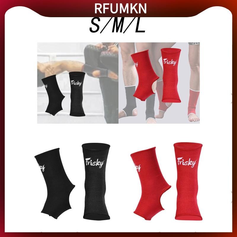 [rfumkn] Muay Thai Ankle Support Wraps Boxing Guard Ankle Protector for Kicking Boxing Grappling