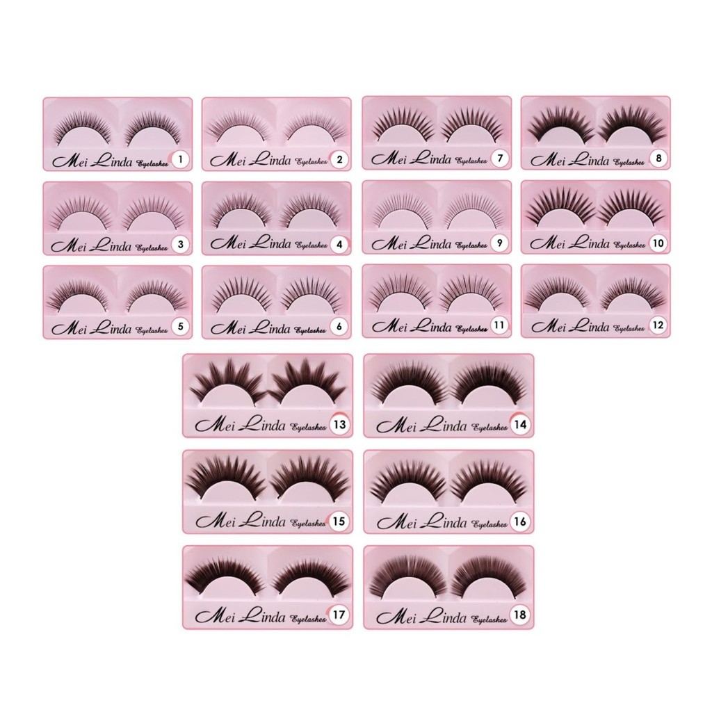 Meilinda Eyelash #OEE789 เมลินดา ขนตาปลอม x 1 ชิ้น beautybakery