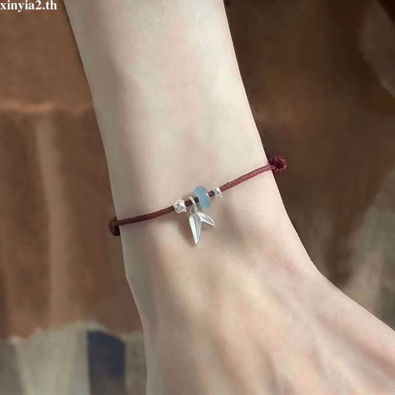 XINYIA2.thLuckyCinnabarBraceletSimpleWovenBraceletCoupleBraceletHolidayBest FriendGift