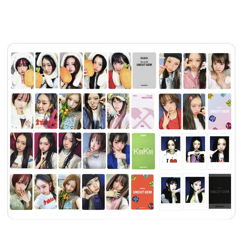 5-8 ชิ้น KIII UNCUT อัญมณีอลูมิเนียม WM SW MS Lomo การ์ด I DO ME ขุดพื้นดินทํางาน Starship การ์ด KPO