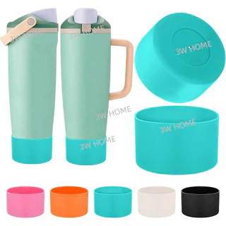 บูทซิลิโคนสําหรับ owala 30oz & 40oz FreeSip Sway Bottles & Tumblers - กันลื่นป้องกันรอยขีดข่วนซิลิโคนฝาครอบแก้วน้ําซิลิโคนด้านล่าง