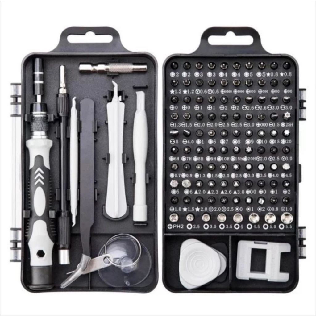 (FYA) 115IN1 HP SCREWDRIVER SET / MULTIFUNCTIONAL HP COMPUTER LAPTOP PC SERVICE SCREWDRIVER