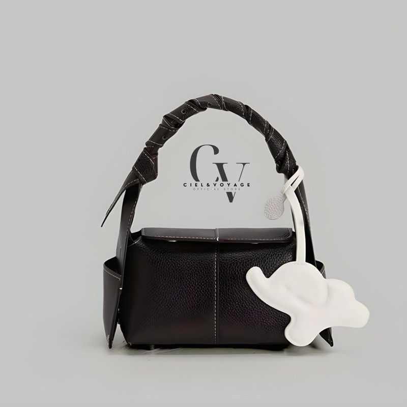 ลักซ์สโตร์ | Eleva กระเป๋าพรีเมี่ยม PU หนังกระเป๋าสะพายรูปไข่แฟชั่น HandBag SlingBag HandBag กระเป๋า