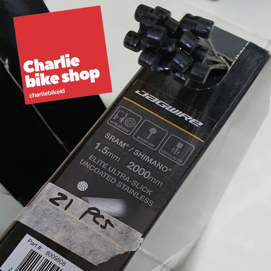 JAGWIRE สายเบรค MTB 1.5 มม. 2 ม. Elite Ultra Slick สแตนเลสที่ไม่เคลือบผิว