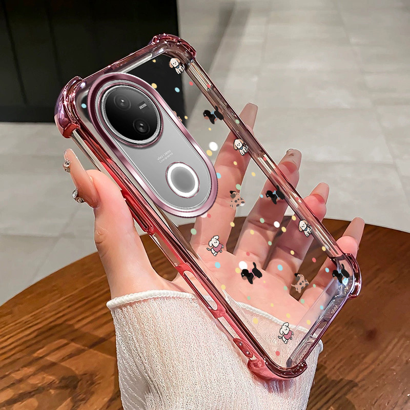 เคสสําหรับ Vivo V50 5G TPU เคสโทรศัพท์ 2025 กันกระแทกการออกแบบใหม่น่ารักสุนัข softCase SZ14