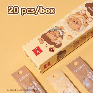 (ButterBear X Deli) รีฟิลไส้ปากกาเจล (1 ชิ้น) (สีดำ/0.5mm) ไส้ปากกา ไส้ปากกาเจล ลายบัตเตอร์แบร์